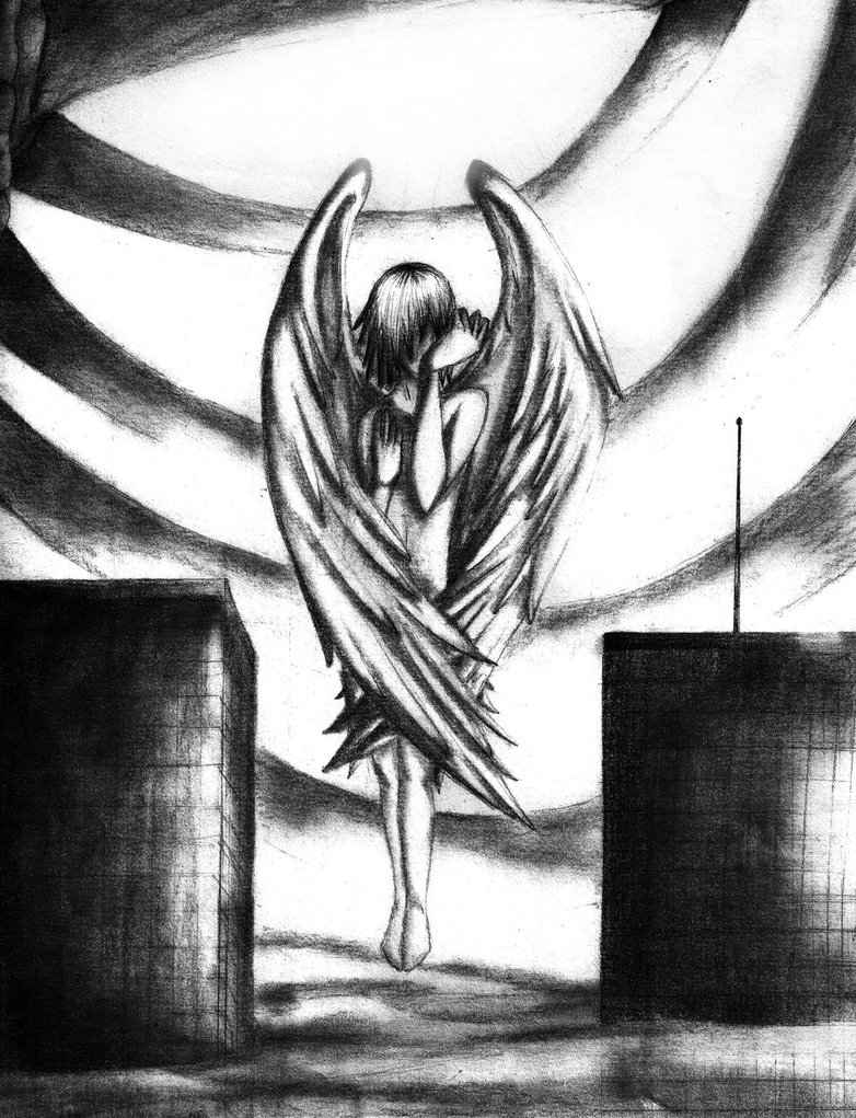 782x1021 Angel Between The Twin Towers By Rootallica615