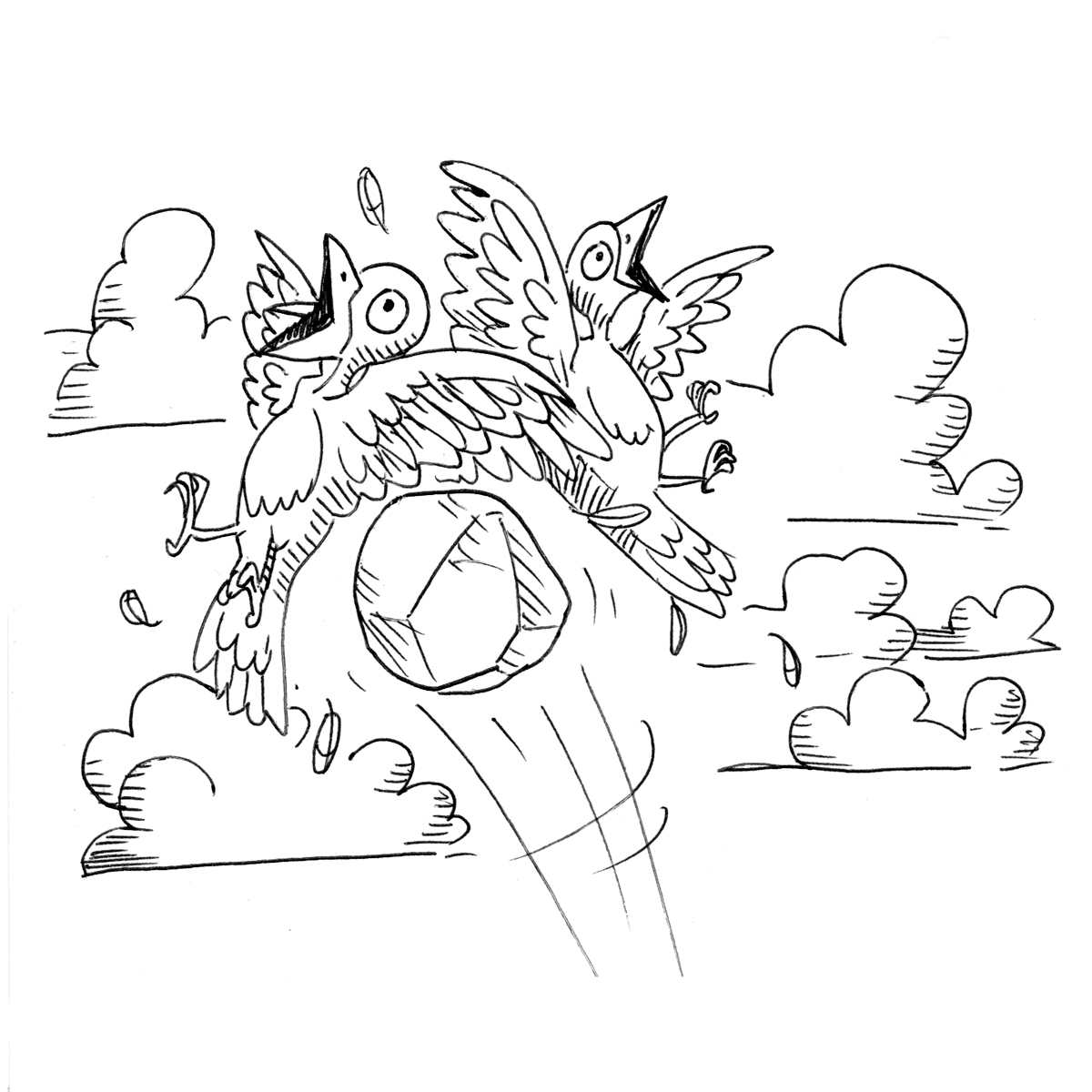 1200x1200 To Kill Two Birds With One Stone Grammar Zone