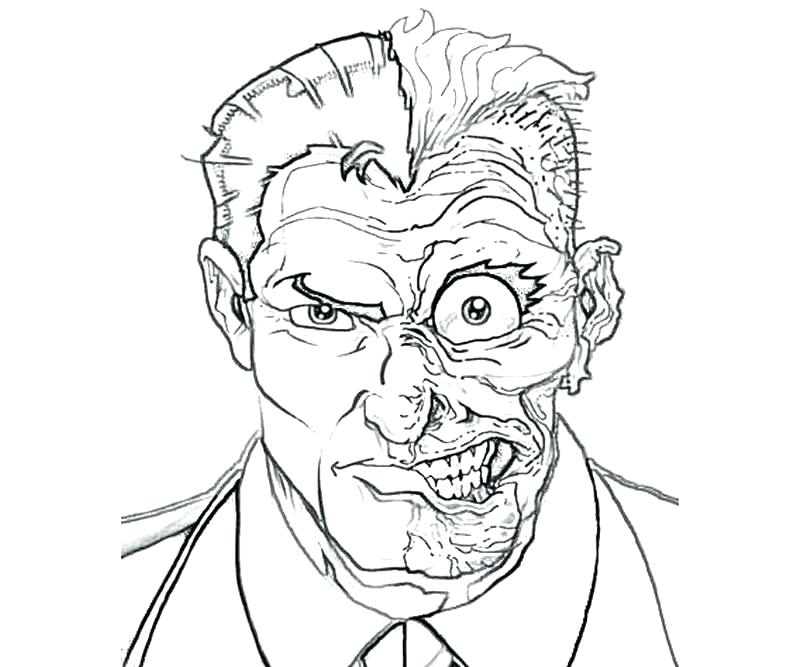 800x667 Complete Catwoman Coloring Page Best Of Pages Cool Two Face