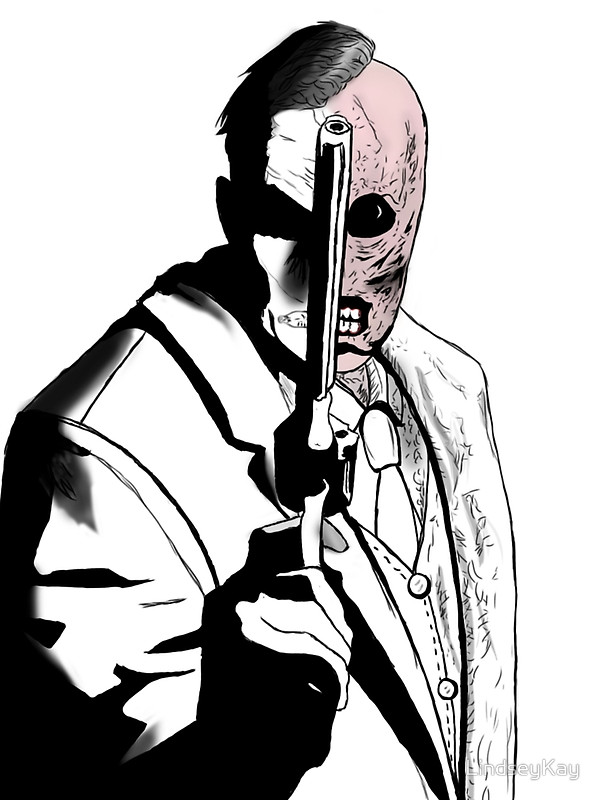 600x800 Two Face Arkham City Greeting Cards By Lindseykay Redbubble