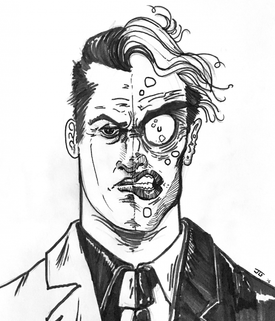 877x1024 Batman Sketch Face