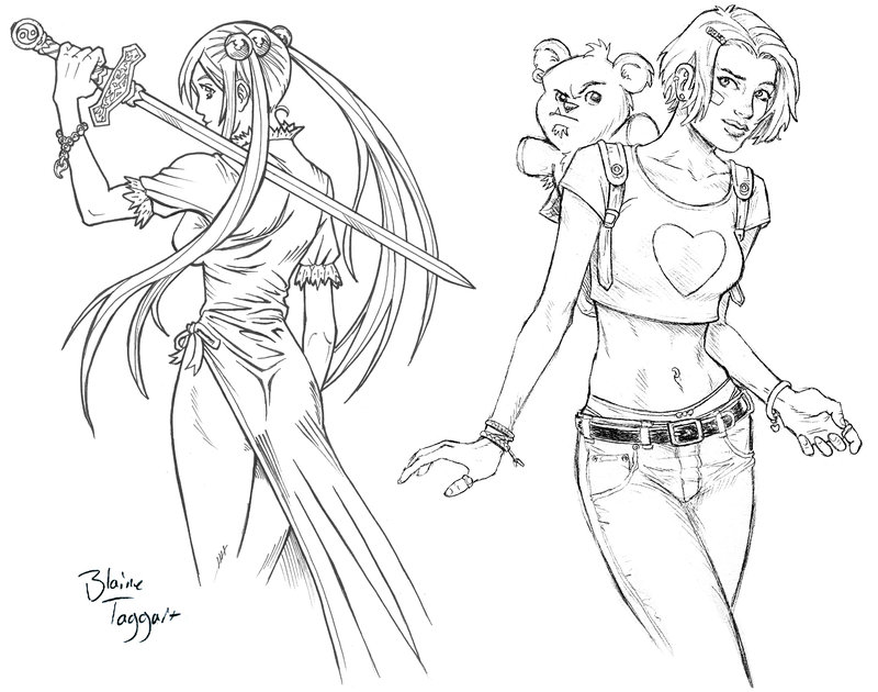 800x630 Two Girls By Staino