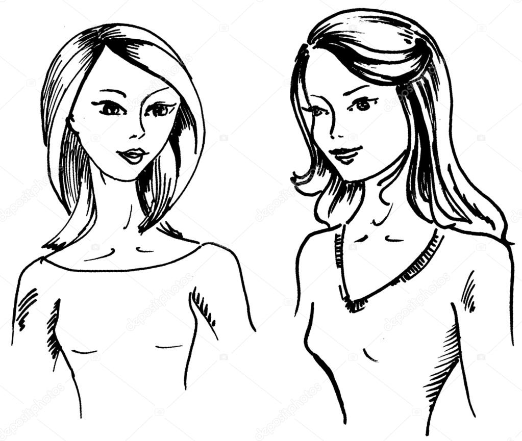 1023x865 Two Girls Are Speaking Stock Photo Gannak