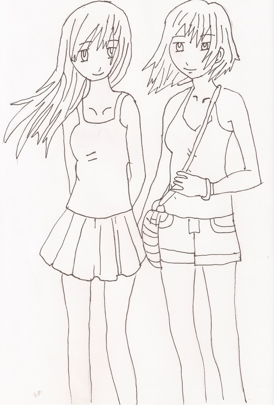 900x1332 Easy Best Friend Drawings Www Daf Drawings