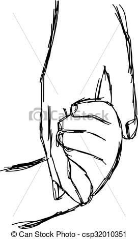 271x470 Hand Sketch Clipart