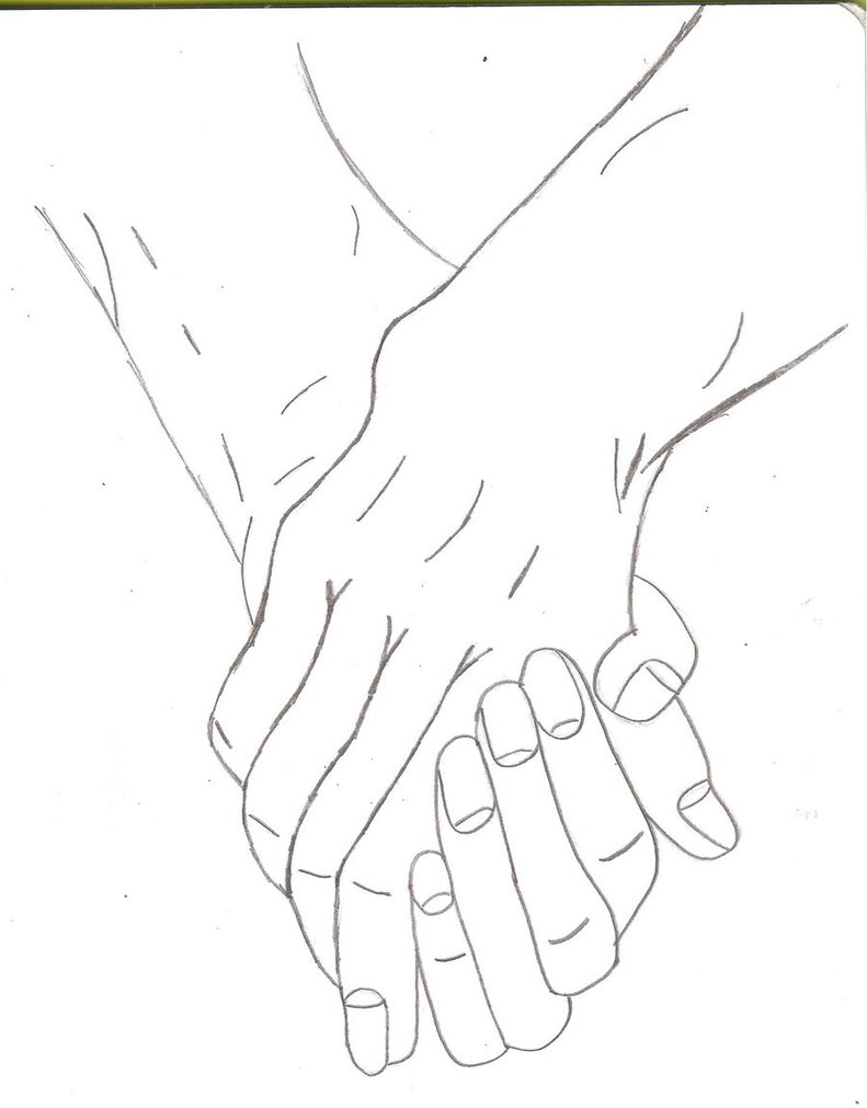 791x1011 Two People Holding Hands By Kittyness21