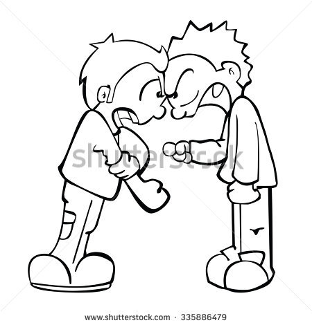 450x470 Two People Fighting Group