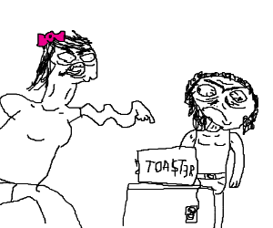 300x250 Two Girls Fighting Over A Toaster