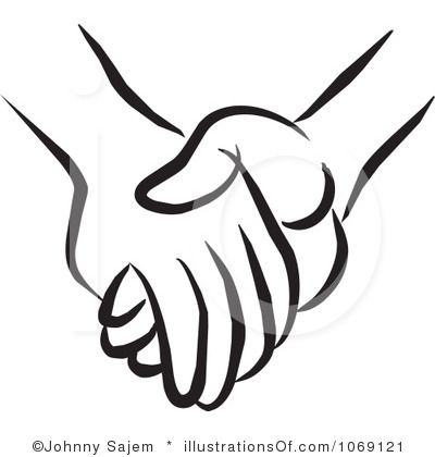 400x420 Two People Holding Hands Clipart