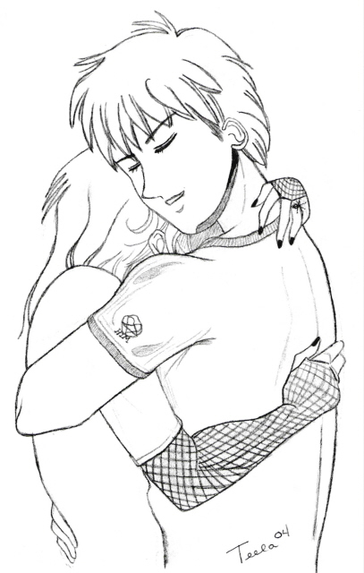 407x640 Hugging Couple By Teelatequila22