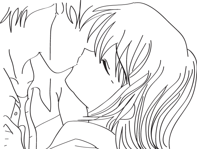641x484 Kiss Outline By Dinosaur Chan