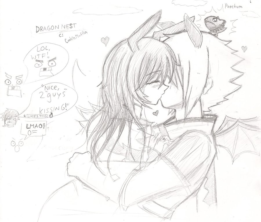 900x765 Dragon Nest Two Guys Kissing By Cookiesundae