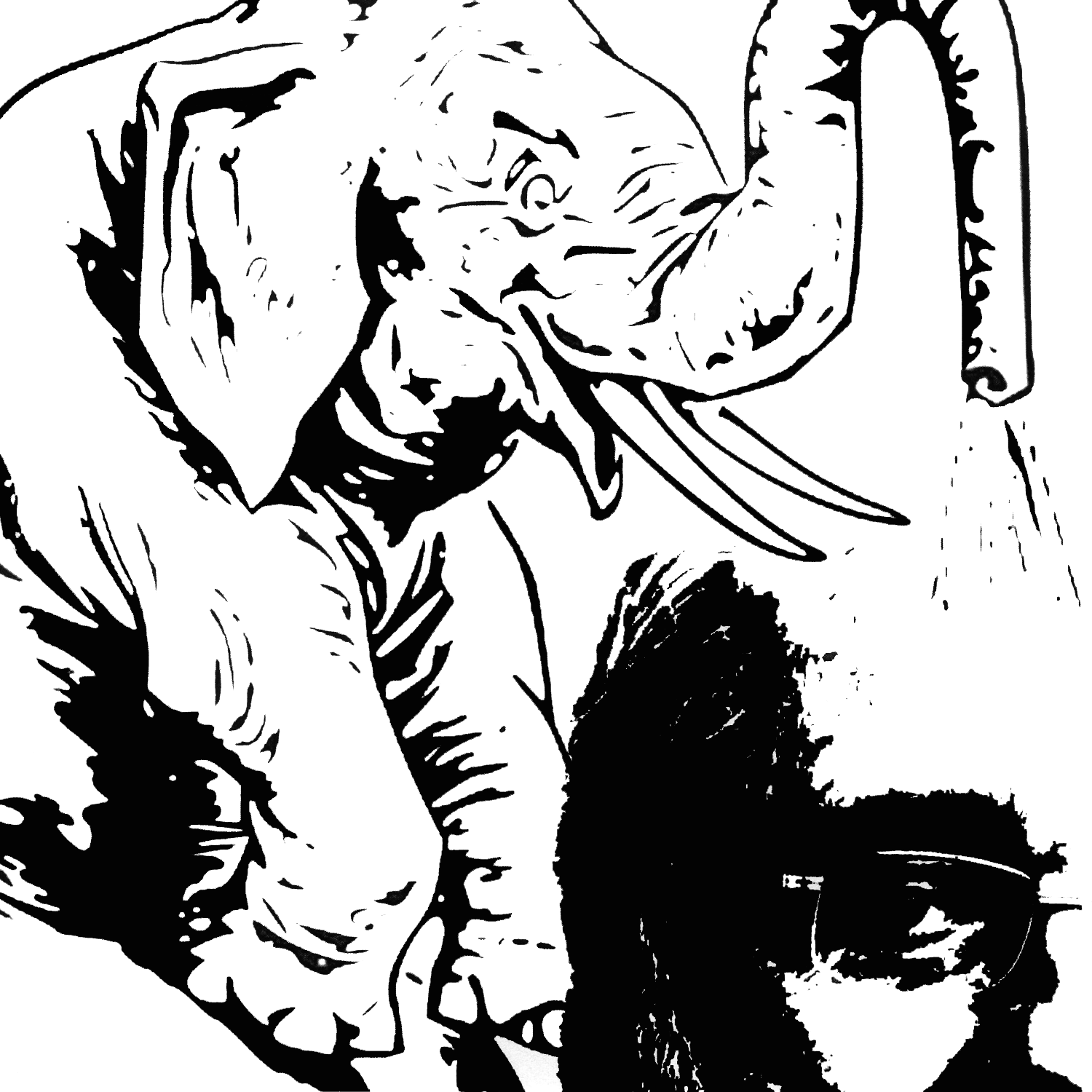 Two Pictures In One Drawing