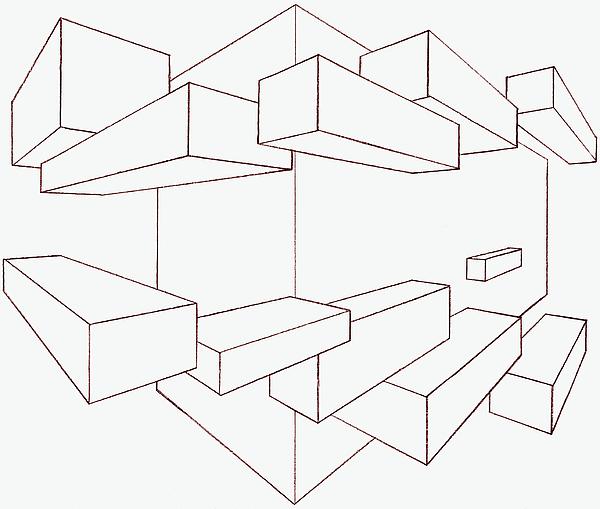 600x509 2 Point Perspective Drawing Yoga Mat For Sale By Gregory Dean