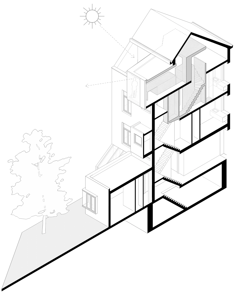936x1165 Kitchen Extension Projects From Top Floor Of A Brussels House
