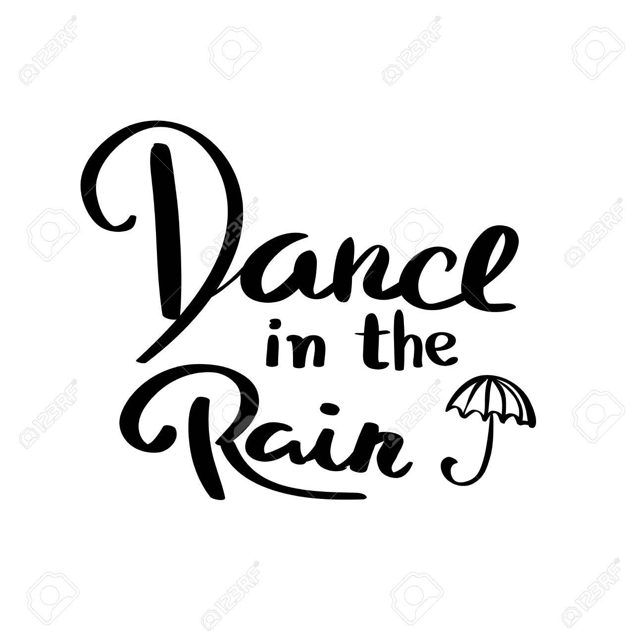 1299x1300 Dance In The Rain Typography Graphic Print Abstract Fashion