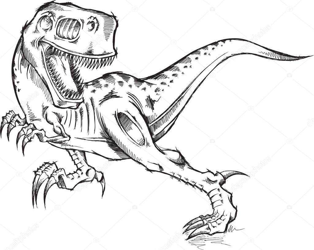 1024x815 Sketch Doodle Tyrannosaurus Rex Dinosaur T Rex Illustration Art