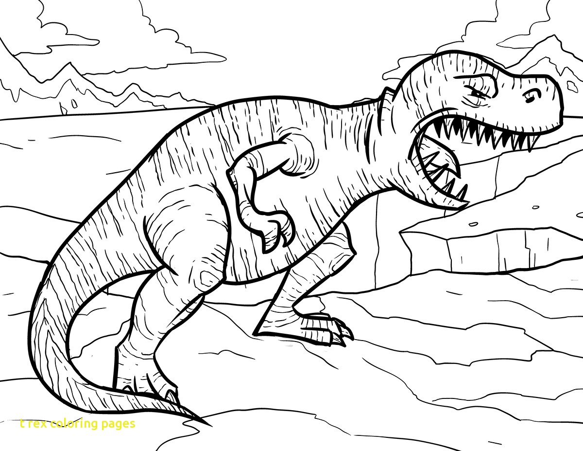 1200x927 T Rex Coloring Pages Coloring Pages Amp Cliparts