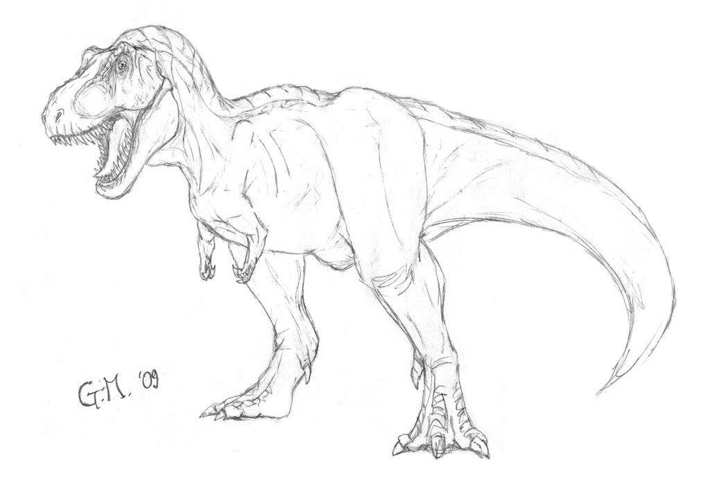 1024x703 T Rex By T Joe