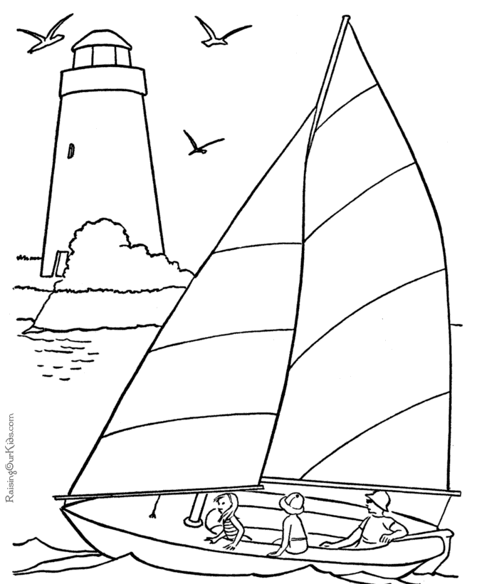 670x820 Sail Boat Coloring Book Pages 001 Coloring Pages