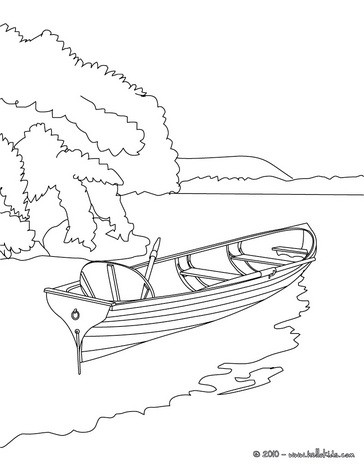 364x470 Boat Coloring Pages