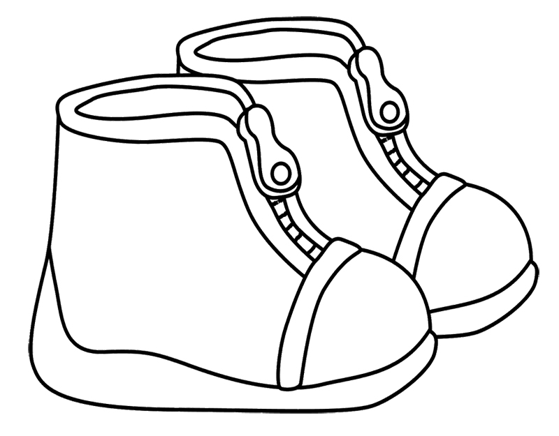 800x625 Winter Boots For Children Coloring Page Winter Coloring Page