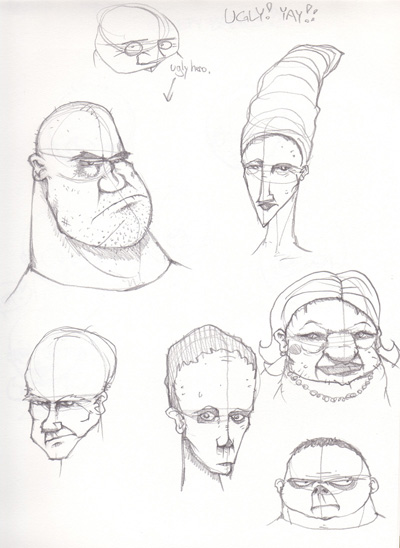 400x548 Art Class Sketches