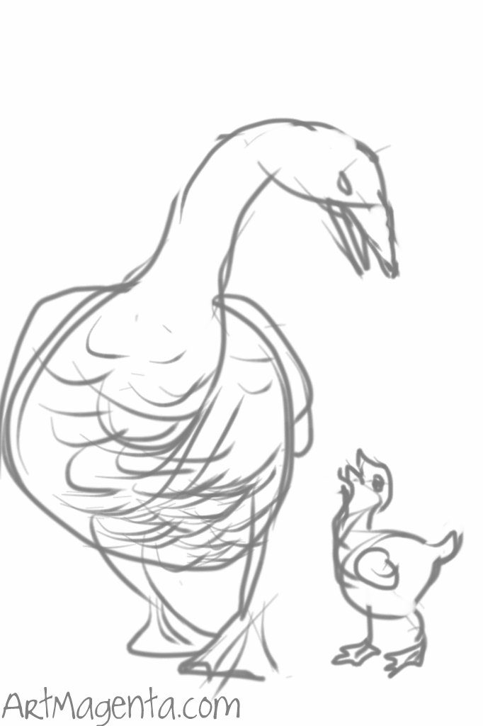 682x1024 Sketchbook The Ugly Duckling