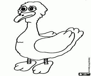 300x250 The Ugly Duckling Coloring Pages Printable Games