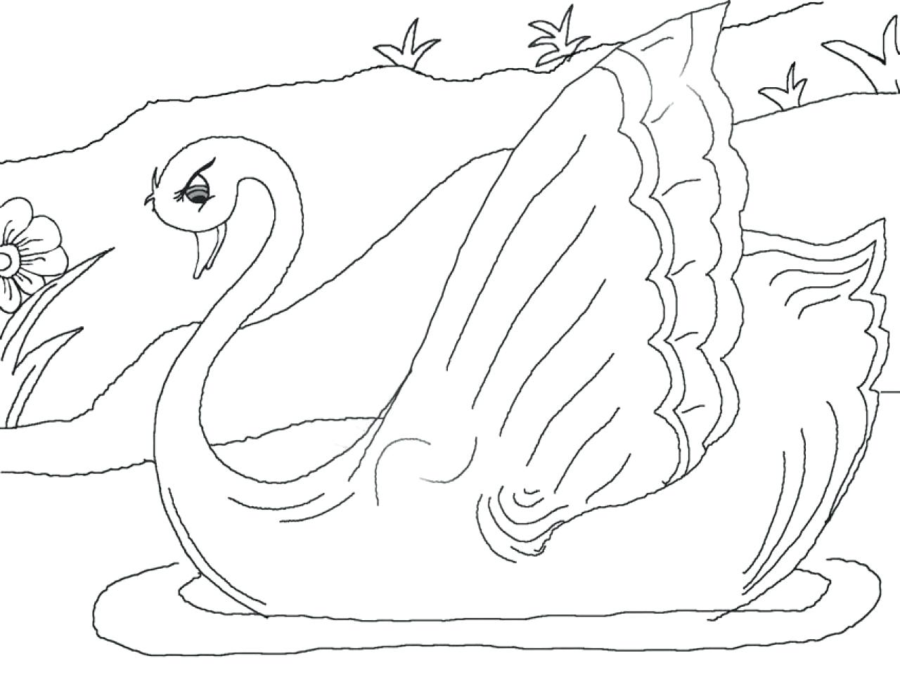 1280x960 Coloring Ugly Duckling Coloring Pages