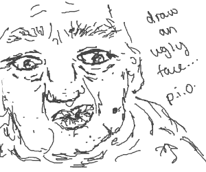 300x250 The Handsomeness Ends Here(Draw Ugly Face Pio)