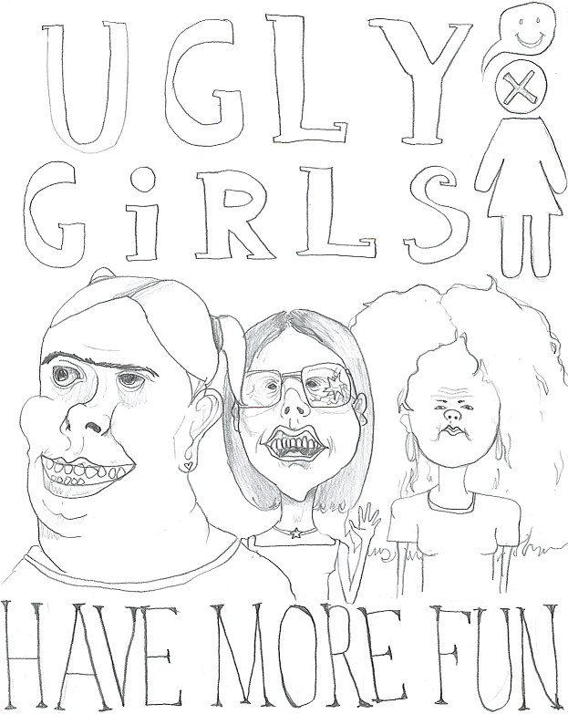623x783 Ugly Girls Have More Fun By Inert Drawing Room