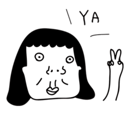 259x224 Ugly Girl Stickers By Li Xinxuan Sticker