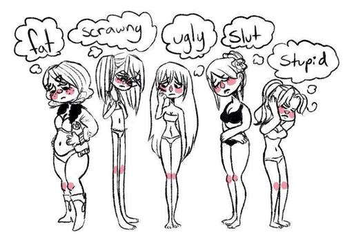 500x341 Fat, Scrawny, Ugly, Slut, Stupid On We Heart It