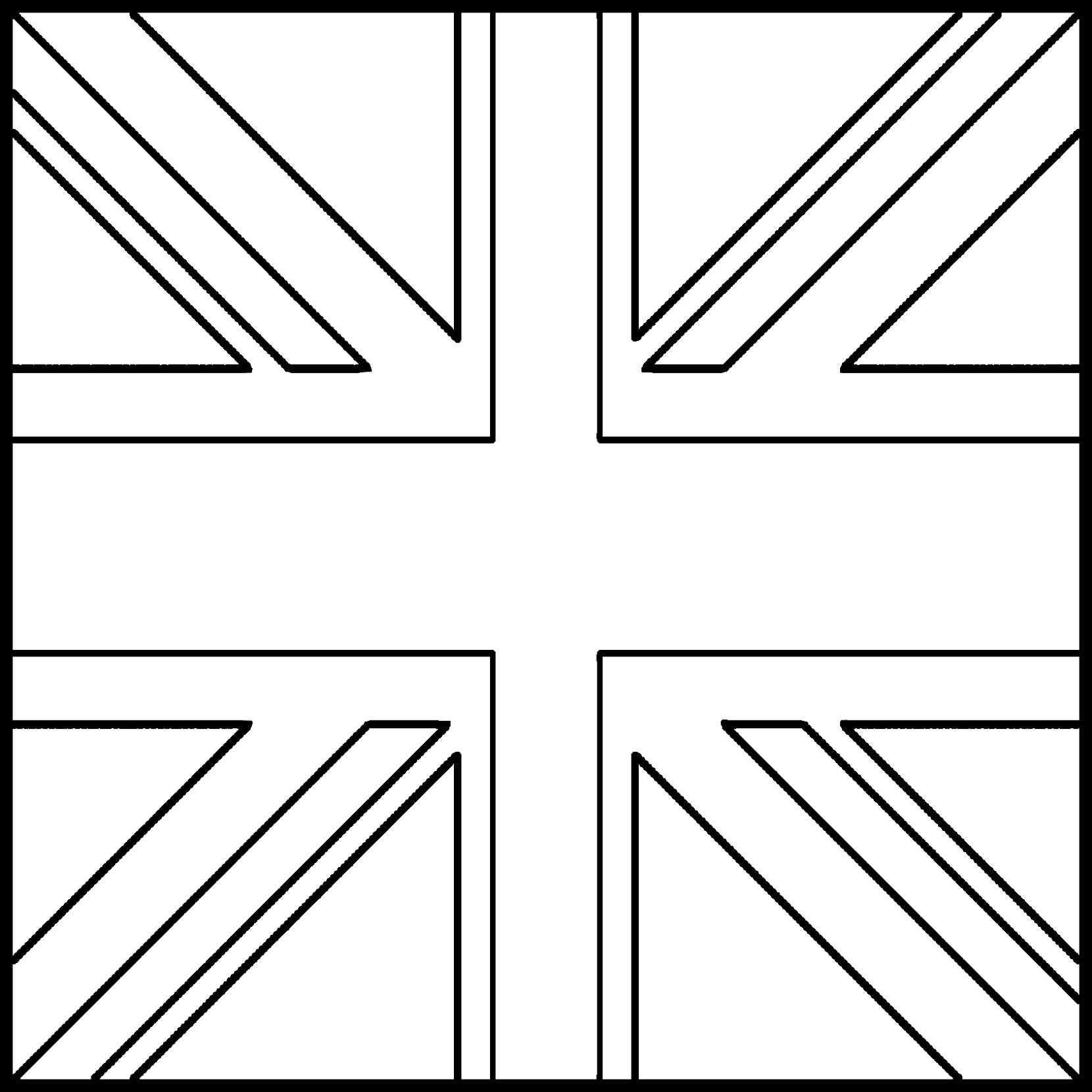 England Flag Coloring Page At Getdrawings Com 7C Free For Personal