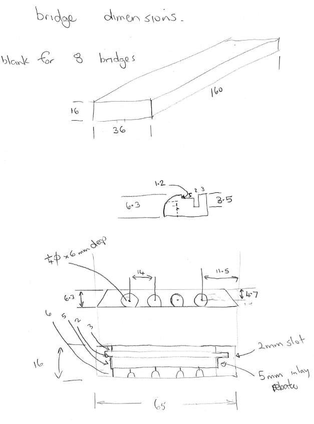 627x847 Ukulele Bridge Mass Production The Jarrahdale String Instrument