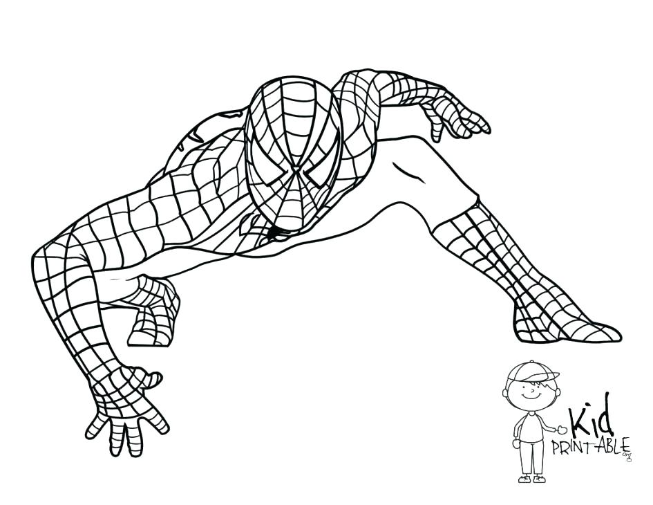 945x730 Spiderman Drawings For Kids