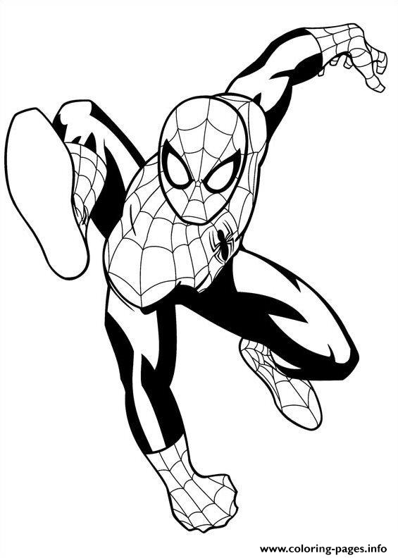 565x792 Ultimate Spiderman 4 Coloring Pages Printable