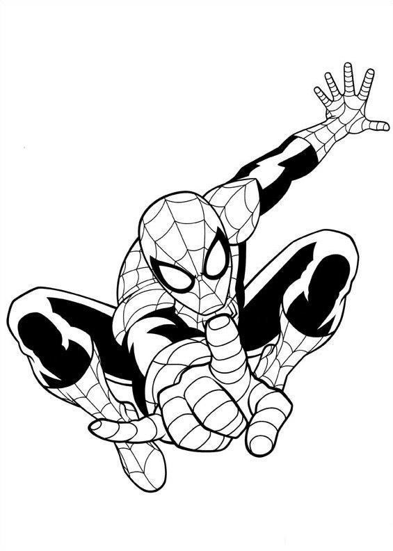 565x792 Ultimate Spider Man Coloring Pages Coloring Page For Kids