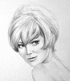 236x272 Custom Close Up Portrait Pencil Drawing From Your Photo