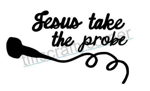 521x316 Ultrasound Decal Jesus Take The Probe