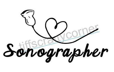 437x277 Ultrasound Decal Sonographer