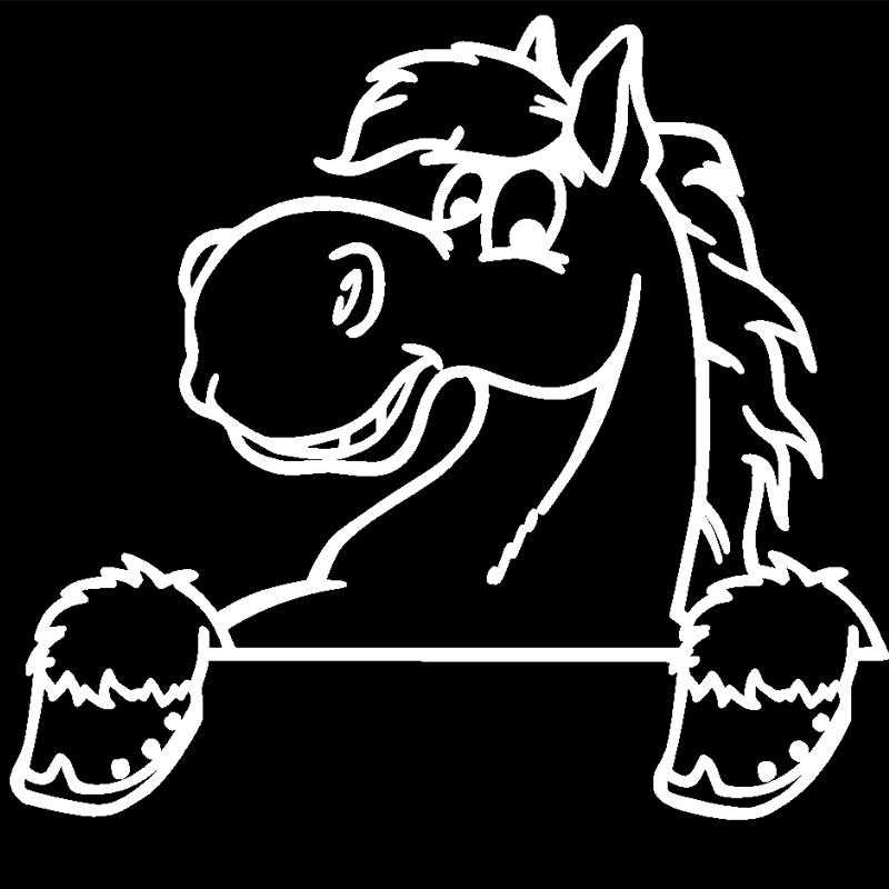 800x800 Wholesale 30pcslot Cute Equestrian Family Vinyl Car Truck Window