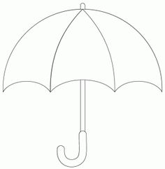 236x242 Umbrella Template Coloring Pages Amp Cliparts