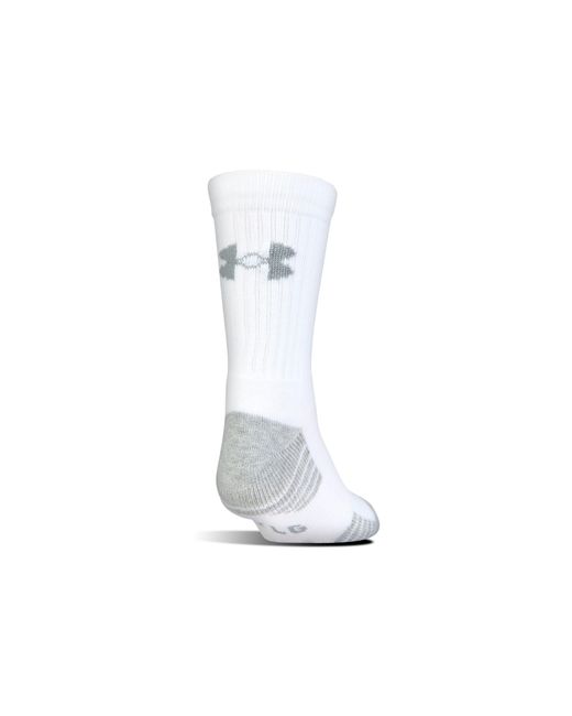 520x650 Under Armour Ua Tech Crew Socks In White For Men