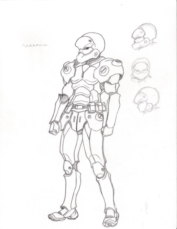 600x776 Futuristic Body Armor By Suldae