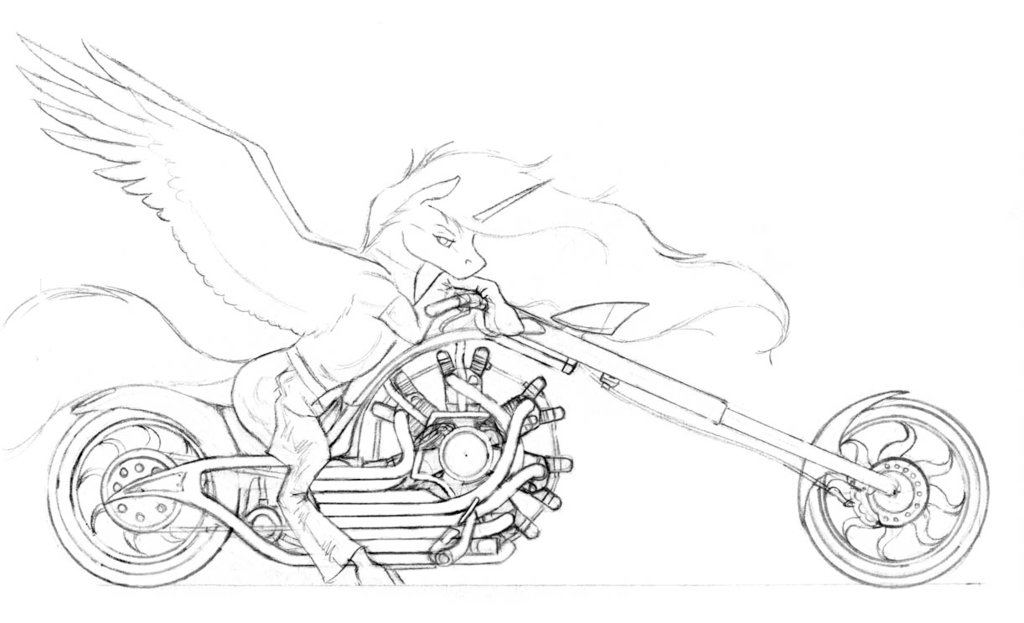 1024x623 Sun Chariot Under Drawing By Baron Engel