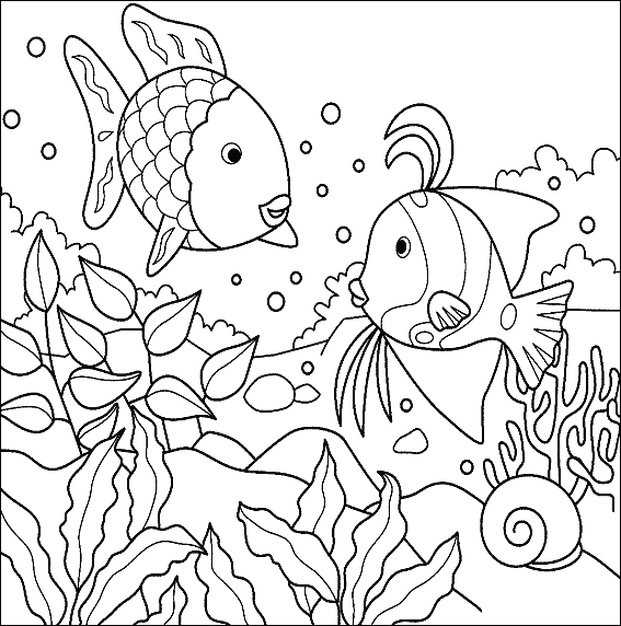 567x572 Coloring Picture For Under The Sea Under The Sea