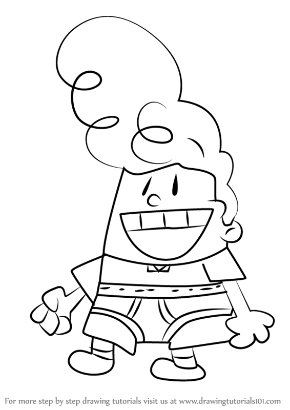 566x800 Learn How To Draw Harold Hutchins From The Adventures Of Captain