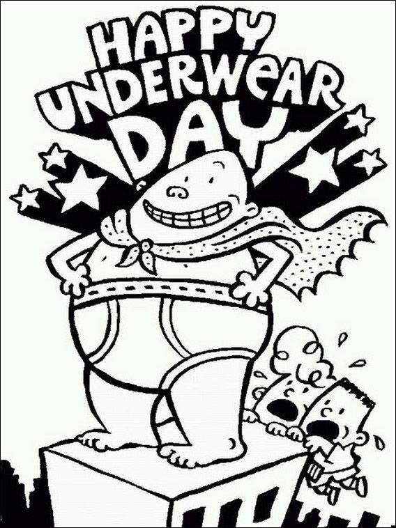 568x758 Printable Coloring Pages For Kids Captain Underpants 12 Coloring